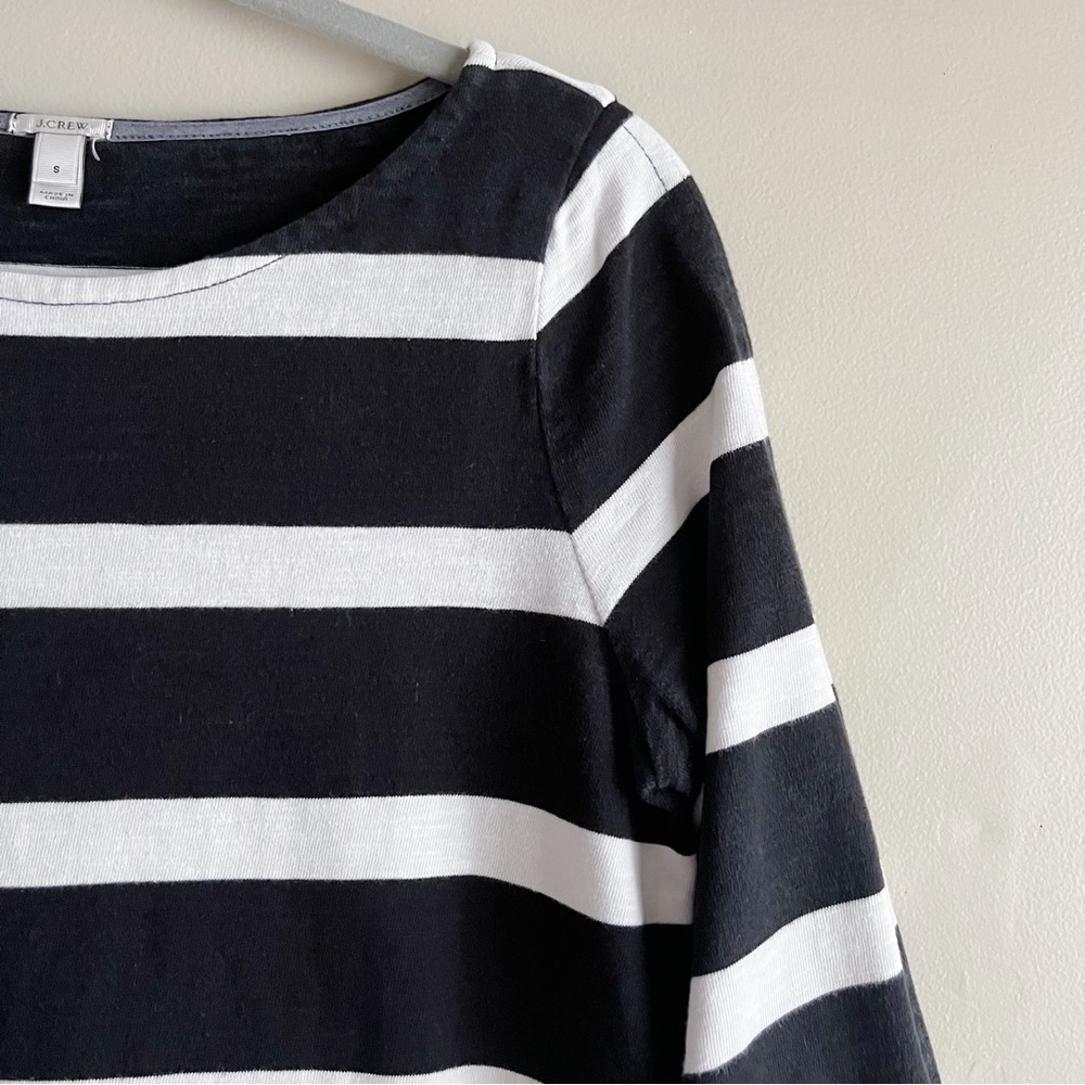 J. Crew Black and White Mini Dress - Picture 4 of 10
